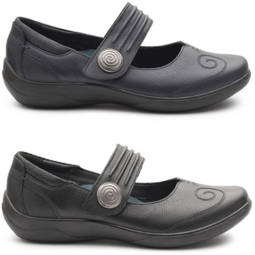 womens wide fit leather shoes
