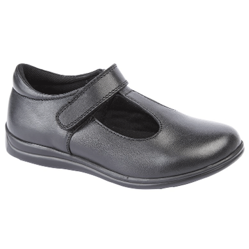 Roamers G858 - Girls Velcro T-Bar Shoe - The Ashbourne Shoe Company