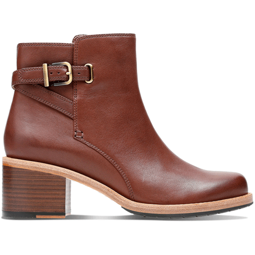 clarks heeled ankle boots