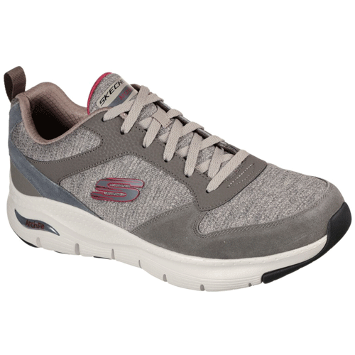 Skechers 232205 ‘Arch Fit- Roykon’- Mens Lace Up Trainer - The ...