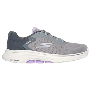 Skechers 125215 ‘Go Walk 7 – Cosmic Waves’ – Womens Bungee Laced Slip-on Trainer