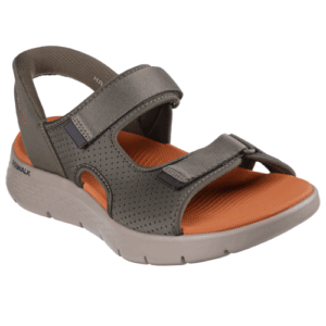 Skechers 229210 ‘Go Walk Flex Sandal – Easy Entry’ – Mens Dual Velcro Fastening Slip-in Sandal