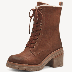 Marco Tozzi ‘26244’ – Womens Lace-up and Zip Fastening Heeled Boot