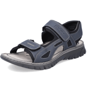 Rieker ‘26761’ – Mens Dual Velcro Walking Sandal