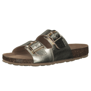 Marco Tozzi ‘27406’ – Womens Dual Buckle Fastening Mule Sandal