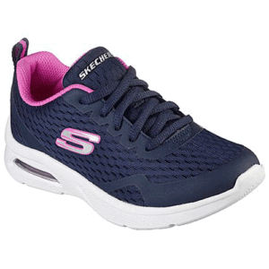 Skechers 302378L ‘Microspec Max – Electric Jumps’ – Girls Lace Up Trainer