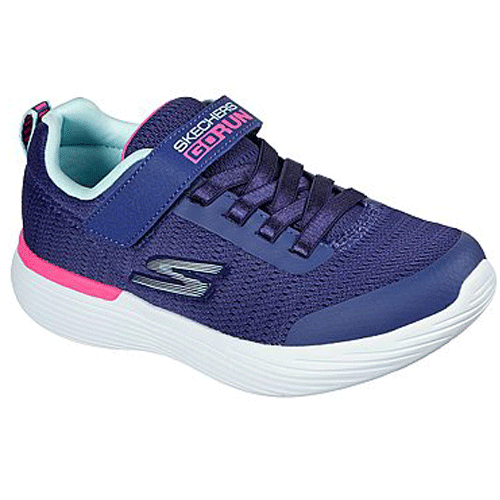 Skechers 302427L ‘Go Run 400 V2’ – Girls Bungee Lace and Velcro Fastening Trainer