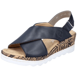 Rieker ‘67189’ – Womens Sling Back Wedge Sandal