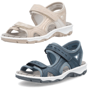 Rieker ‘68866’ – Womens Dual Velcro Fastening Walking Sandal