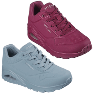 Skechers 73690 ‘Uno – Stand On Air’ – Ladies Lace-Up Trainer