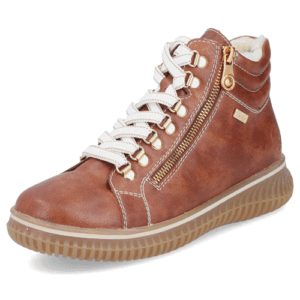 Rieker ‘74233’ – Womens Lace and Zip Fastening Ankle Boot
