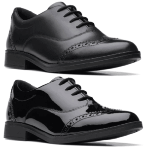 Clarks ‘Aubrie Tap’ – Girls Lace-up Shoe