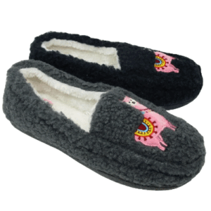 Jyoti ‘Abby’ – Womens Alpaca Moccasin Slipper