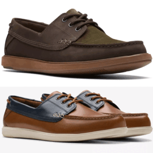 Clarks ‘Bratton Boat’ – Mens Lace-Up Boat Shoe