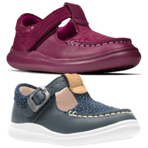 Clarks ‘Cloud Rosa’ – Girls T-Bar Shoe
