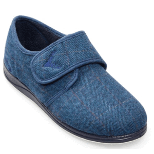 Padders 411 'Charles' - Mens Velcro Slipper