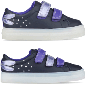 Clarks ‘Flare Fly’ – Girls Light Up Velcro Fastening Trainer