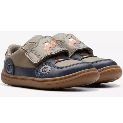 Clarks ‘Flash Beep’ – Boys Velcro Fastening Shoe