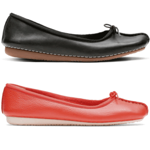 Clarks ‘Freckle Ice’ – Womens Slip On Ballet Shoe