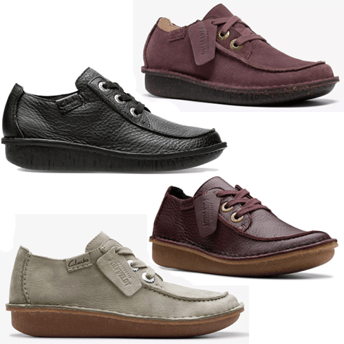Clarks 'Funny Dream' - Womens 3 Eye Lace Up Shoe