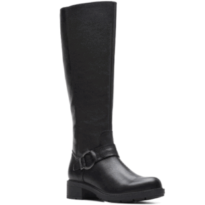 Clarks ‘Hearth Rae’ – Ladies Zip Fastening Knee High Boot