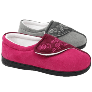 Jyoti ‘Julie’ – Womens Velcro Fastening Slipper