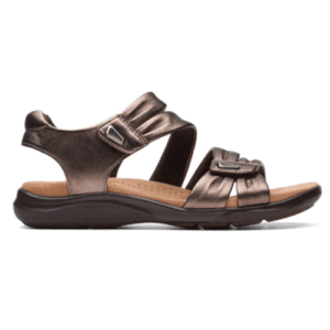 Clarks ‘Kitly Ave’ – Womens Dual Velcro Fastening Sandal