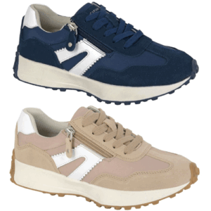 Cipriata L645 ‘Ferrara’ – Womens Lace and Zip Fastening Trainer