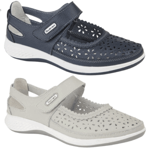 Boulevard ‘L9552’ – Womens Wide Fitting Velcro Fastening Shoe