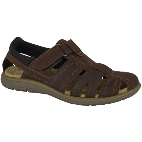 Roamers ‘M416’ – Mens Velcro Fastening Closed Toe Sandal