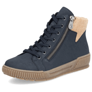 Rieker ‘N0709’ – Womens Lace and Zip Fastening Ankle Boot