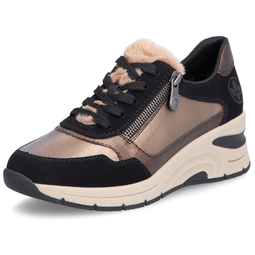 Rieker ‘N9301’ – Womens Lace and Zip Fastening Trainer
