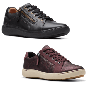 Clarks ‘Nalle Lace’ – Womens Lace-up and Zip Fastening Shoe