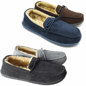 Response ‘Ralph’ – Mens Fur Moccasin Slipper