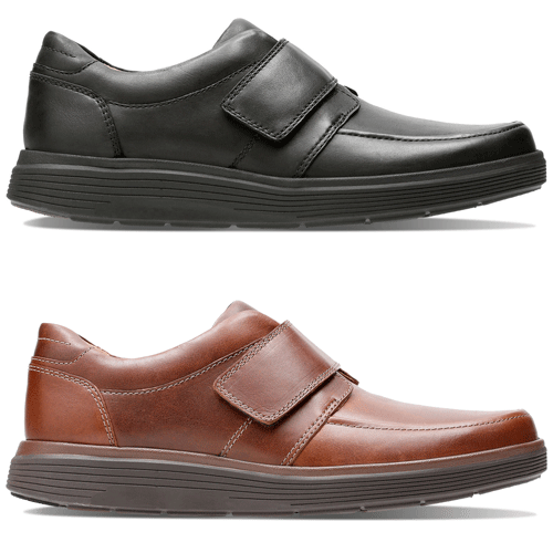 Clarks ‘Un Abode Strap' – Mens Velcro Shoe