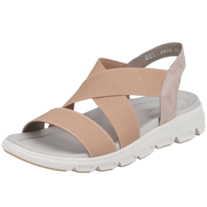 Rieker Revolution ‘V8408’ – Womens Elasticated Cross Over Sandal