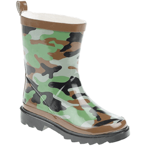 Stormwells W208 - Boys Camouflage Print Wellington
