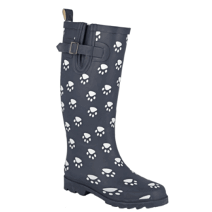 Stormwells W274  – Ladies Paw Print Wellington