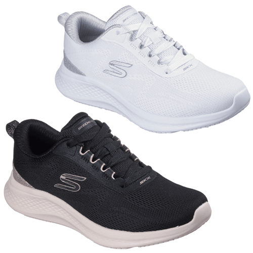 Skechers 150629 ‘Skech-Lite Pro – Brilliant Shimmer’ – Womens Lace Fastening Trainer