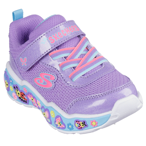 Skechers 303158N ‘Play Scene - Fun Squad’ – Childrens Bungee-lace and Velcro Fastening Trainer