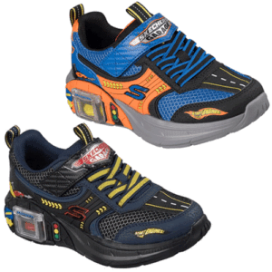 Skechers 402150L ‘Skechers Garage’ – Boys Bungee Lace and Velcro Fastening Trainer