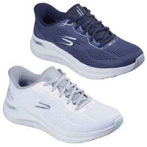 Skechers 150338 ‘Arch Fit 2.0 – Bold Motion’– Womens Lace-up Slip-in Trainer