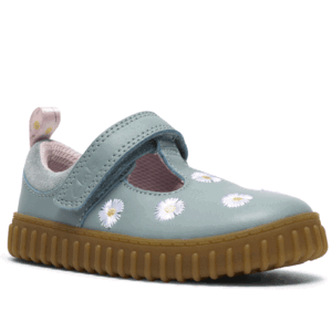 Clarks ‘Cove Spring’ – Girls Velcro Fastening T-Bar Shoe
