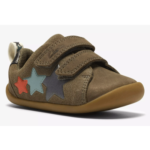 Clarks ‘Roamer City’ – Boys Dual Velcro Fastening Pre-Walker
