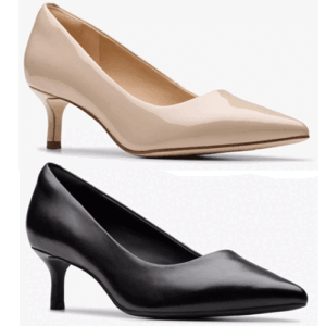 Clarks ‘Zarey Court’ – Womens High Heel Court Shoe