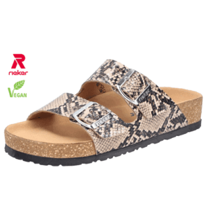Rieker ‘V6391’ – Womens Buckle Fastening Mule Sandal