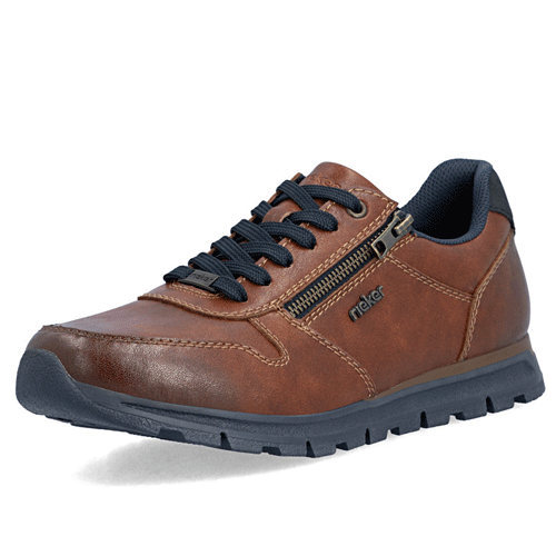 Rieker ‘B0513’ – Mens Lace and Zip Fastening Shoe