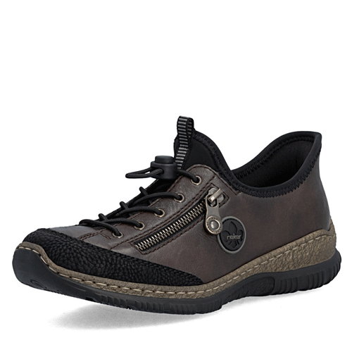 Rieker ‘N3267’ – Womens Bungee Laced Slip-on Shoe