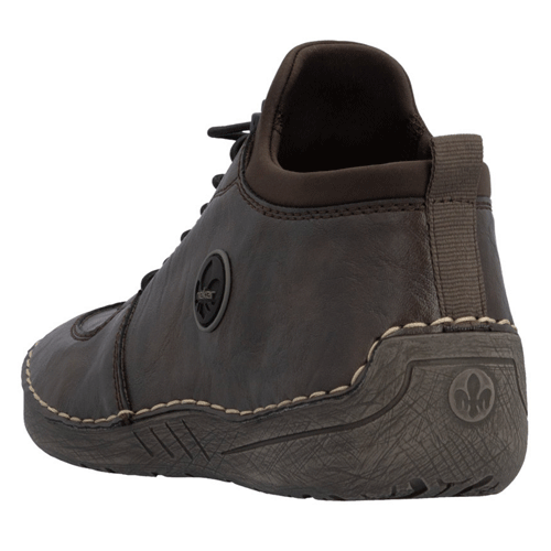 Rieker ‘52557’ – Women’s Bungee Lace Zip Fastening Bootee - Image 3