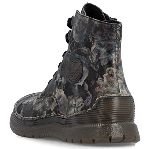Rieker ‘53632’ – Women’s Lace-up and Zip Fastening Ankle Boot - Image 3